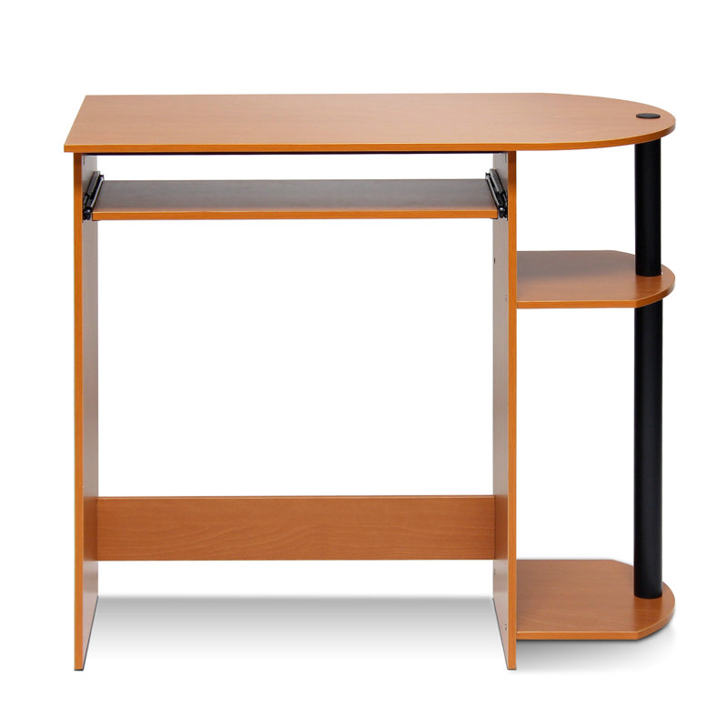 Bureau péninsule Ketterer, Cerisier pâle / Noir