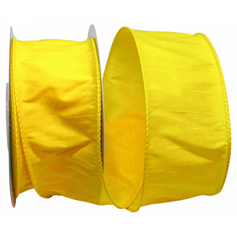 Ruban, H 2,5 po x l 360 po, Jaune