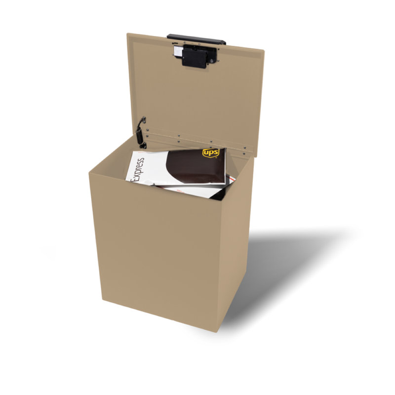 Loxx Boxx grand paquet en acier, Beige mat