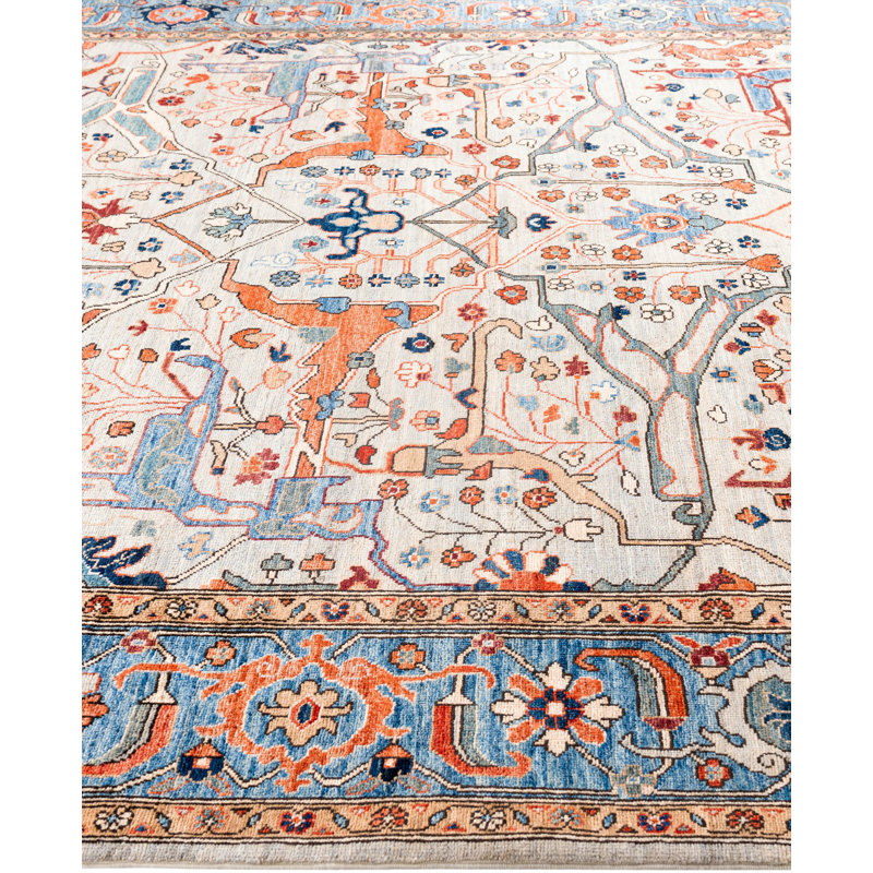Serapi One-of-a-Kind 7' 10" X 9' 11" Hand Knotted Area Rug