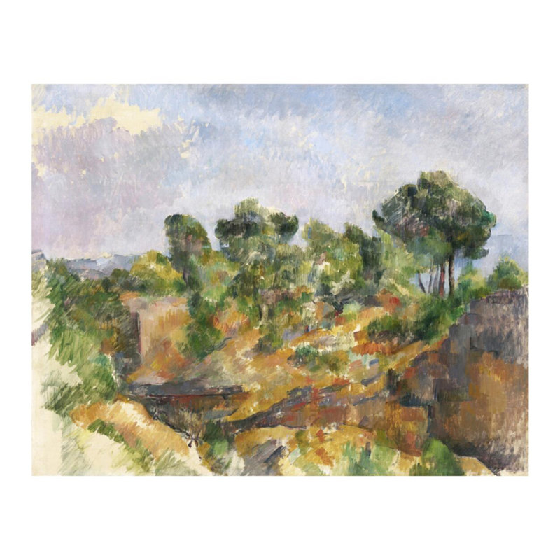 Bibémus, Paul Cézanne, estampe numérique, H 16 po x l 20 po