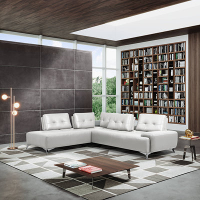 Canapé modulaire en cuir Pearl