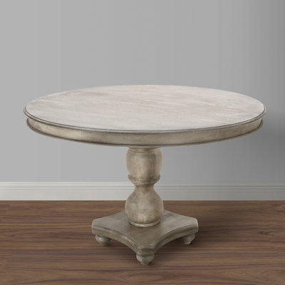 Blakley Round Solid Wood Top with Solid Wood Base Dining Table