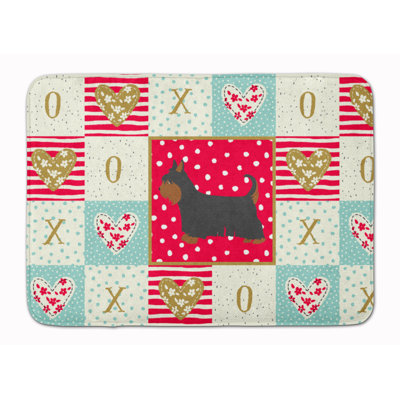 Tapis de cuisine en mousse mémoire love Shanaya