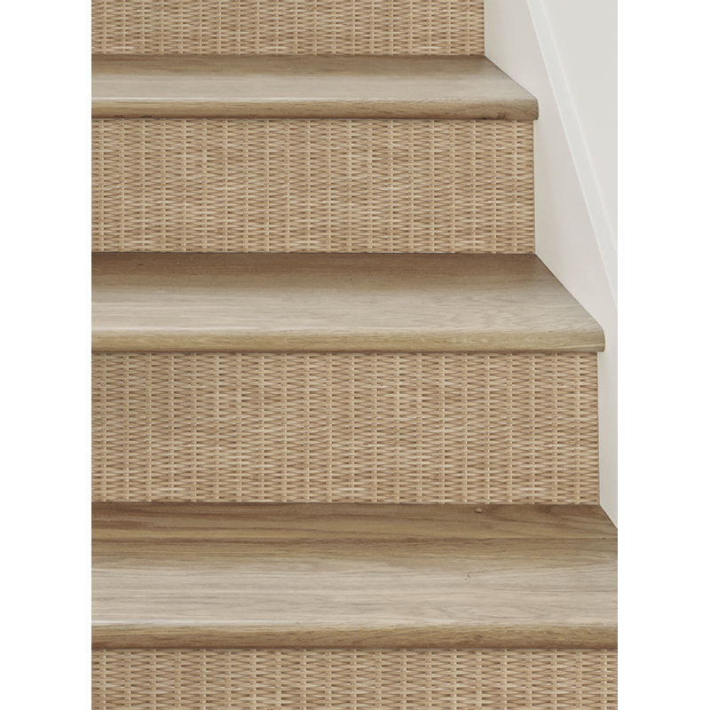 Autocollants muraux Groningen, Naturel, L 6,5 po x l 48 po