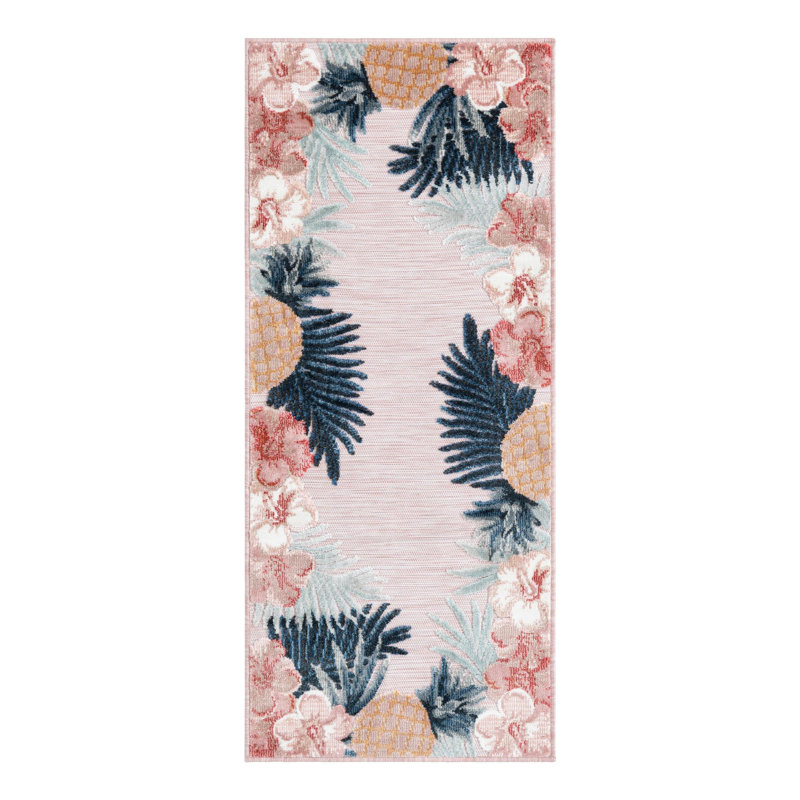 Tapis fleuri Firman Flora, Tapis de couloir 2 pi 2 po x 5 pi 3 po