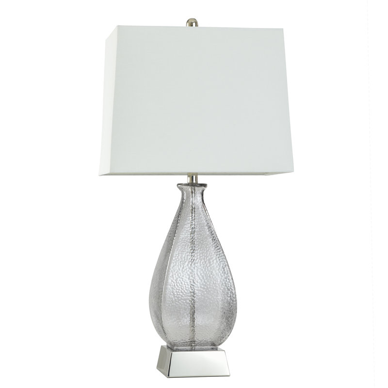 Mickeal Table Lamp, Smoke Gray