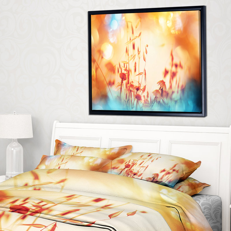 « magnifique little summer look view », impression, H 12 po x l 20 po x P 1 po, Toile avec cadre flottant