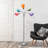 Simple Designs 67" Contemporary Multi Head Medusa 5 Light Adjustable Gooseneck w/ Multicolored Shade-604957644-604957645