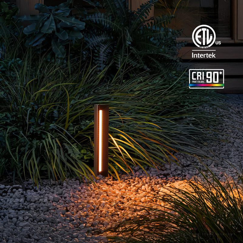 5CCT Low Voltage LED Path Lights, 7W Die-Cast Aluminum Landscape Lighting, Oil Rubbed Bronze