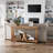 46" Reclaimed Solid Wood Console Table-288050166