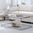 Lennert 39.37"W Modern Rectangular Glass Coffee Table for Living Room
