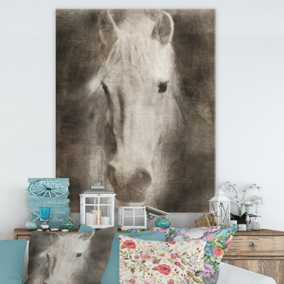 " Farmhouse Horse III " Painting Print