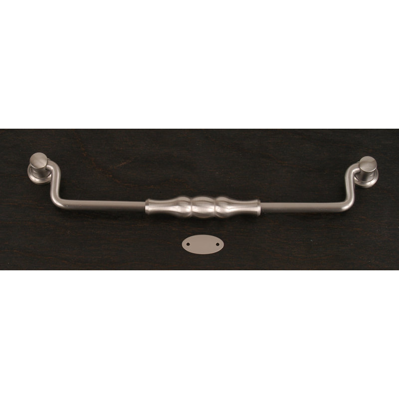 Poignée tombante perlée 8 po CP Series, Nickel satiné