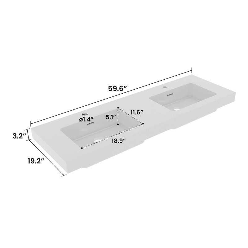 Élégant lavabo en quartz noir mat, durable et moderne pour les rénovations de salle de bain