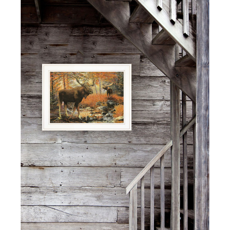 Call of the Wild, art mural encadré pour le salon, décoration murale par Ed Wargo