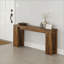 Console en bois, table d'entrée avec canapé-165844244
