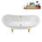 71" Streamline Clawfoot Tub,Tray,Drain and Clawfeet-101628940-102360909