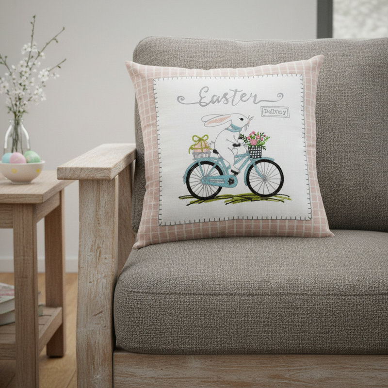 Checkered Throw Pillow