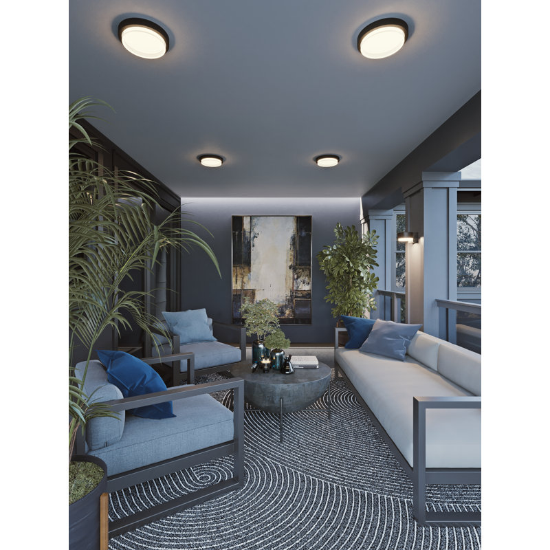 LED Flush Mount, 2.5" H x 11" W x 11" D