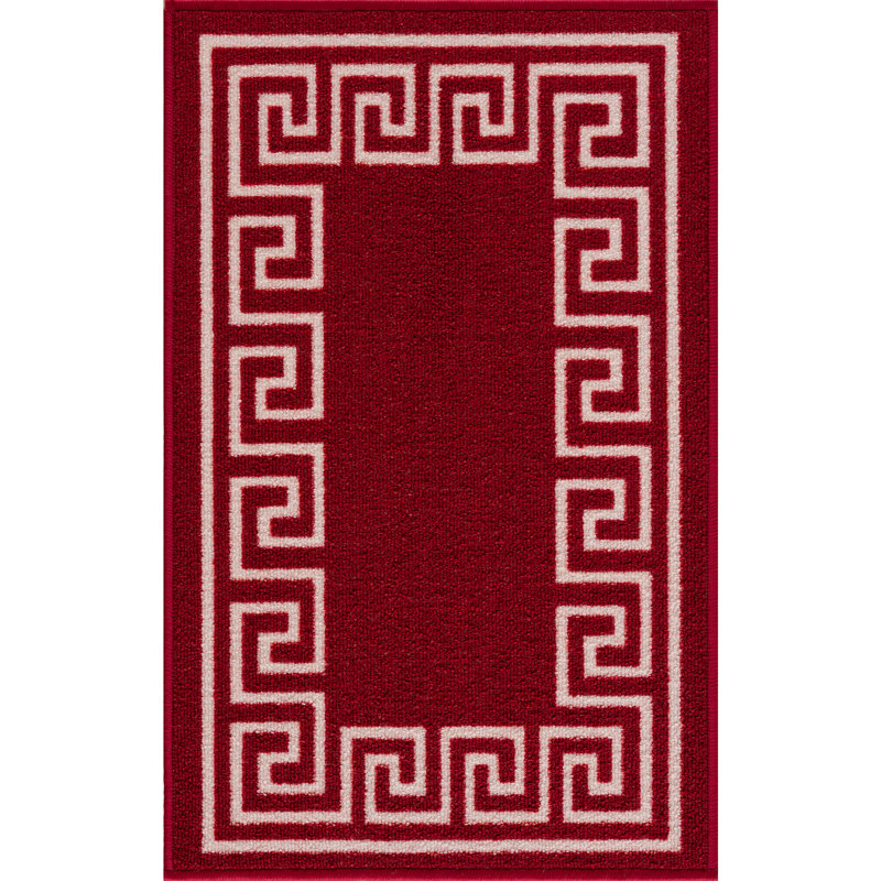 Tapis d'escalier Tyron, Burgundy Red