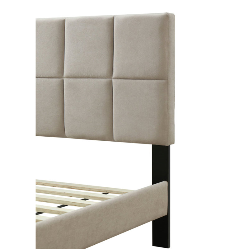 Lit carré en tissu Squares