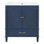 Ensemble de meuble-lavabo 60 po, armoire avec organisateurs de porte, 2 tiroirs-1054364224