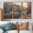 Brown Floater Framed Canvas