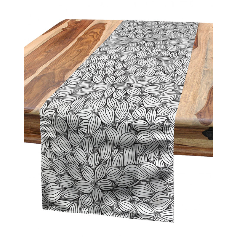 Leaves and Petals Botany Table Runner