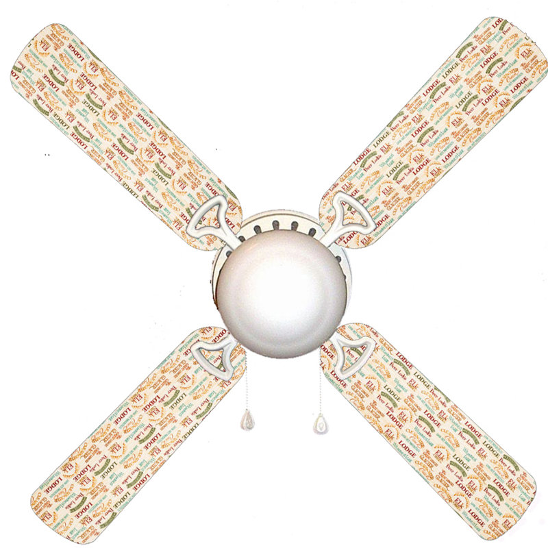Ventilateur de plafond 4 pales 42 "
