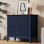 Amberrae Large 3 Drawer Dresser, Wide Chest of Drawers-1697736155