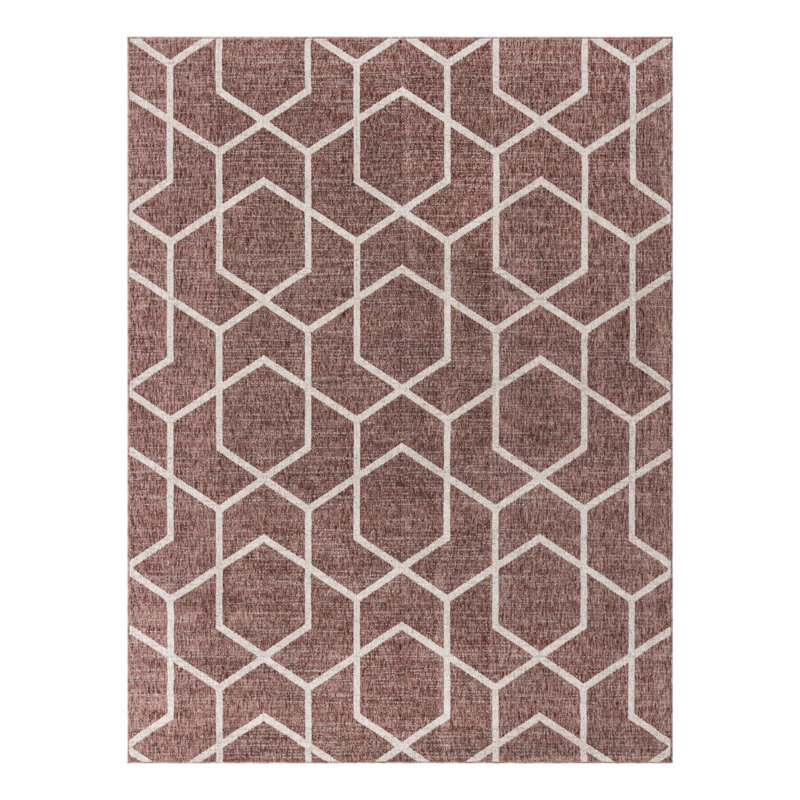 Breze Geometric Indoor Rug, Rectangle 7'10" x 10'
