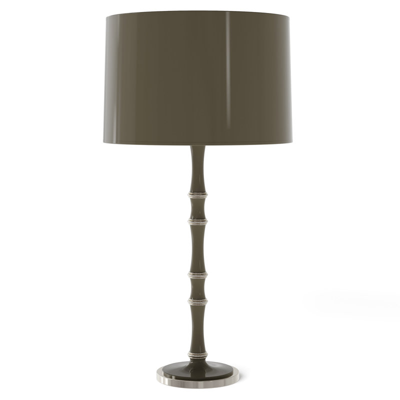 Kane Table Lamp, Celadon, Fondine, Modern Brass