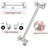 Brushed Nickel 10" Stainless Steel Shower Head - Rainfall Style, High , Corrosion , Adjustable Arm Wall Mount, Nozzle Scaling Protection Property Square In & Self-Cleaning, Function-124549428