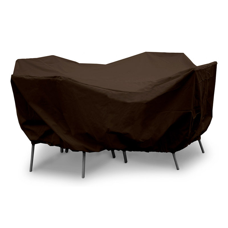Weathermax™ Outdoor Patio Dining Set Cover, 28" H x 108" W x 108" D, Grey