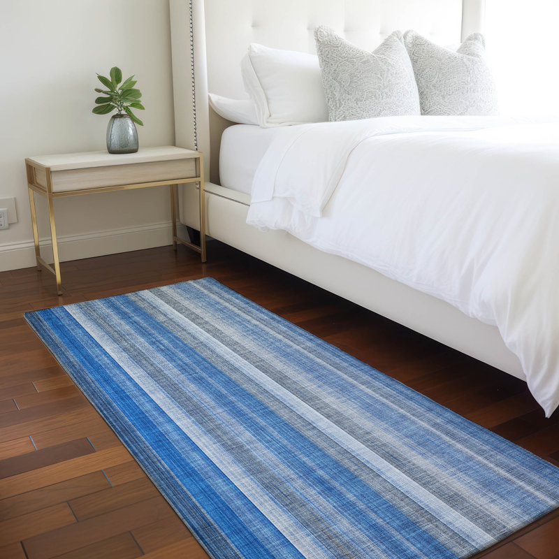 Tapis intérieur / extérieur Kinslee, Tapis de couloir 2 pi 3 po x 7 pi 6 po