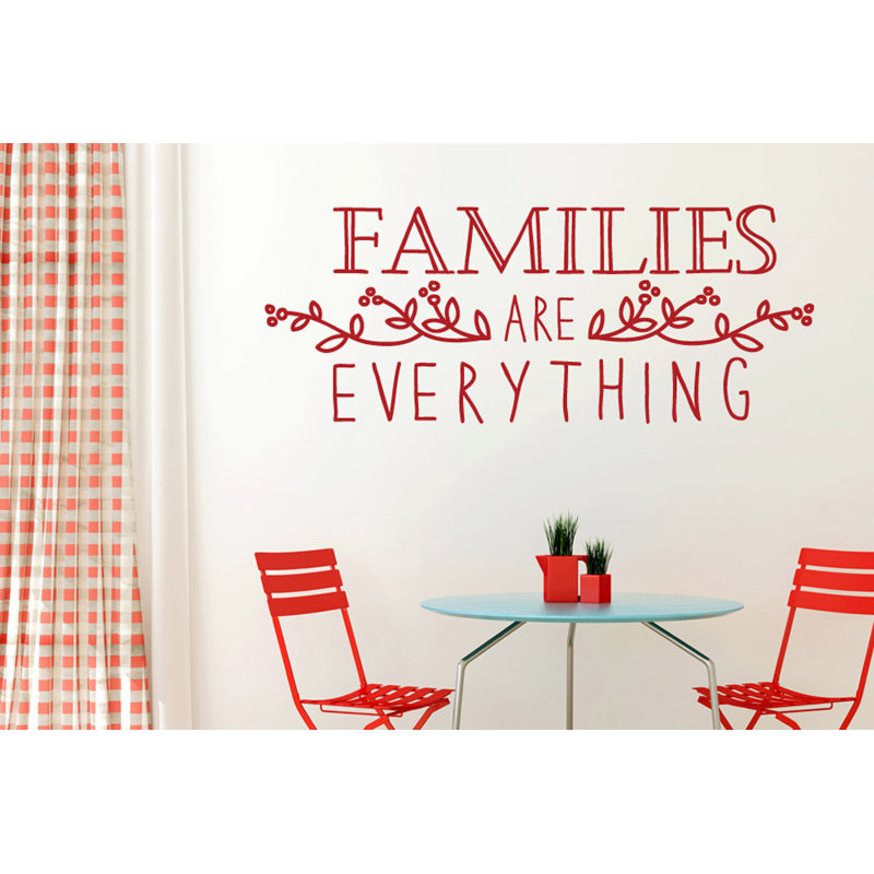 Wall Decal, Dark Red, Medium