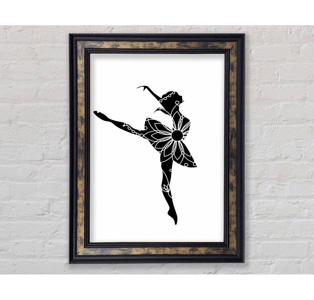 Ballerina Blume - Druck