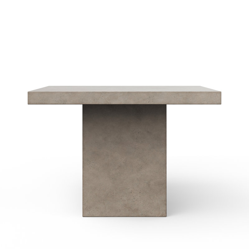Kareen Bar & Counter Height Pedestal Dining Table, Dark Gray, Counter Table (36.25" Height)