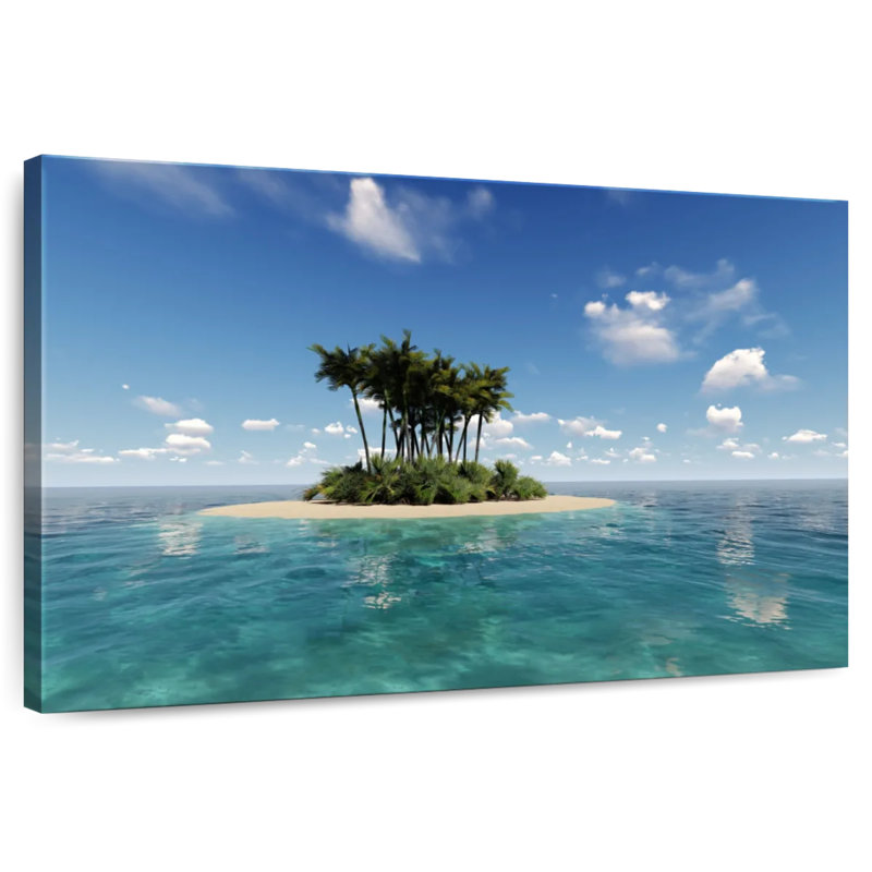 Gillard Small Tropical Island, 32" H x 48" W