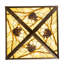 Plafonnier semi-encastré 4 lumières 23 po Pinecone
