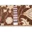 Tapis de couloir brun en laine noué à la main de conception unique 4 pi 2 po x 18 pi 7 po Hakon