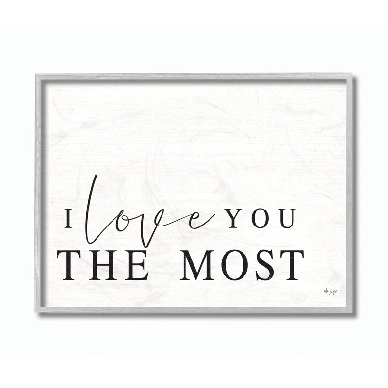 «Love the Most Black and White Family», impression, H 11 po x l 14 po x P 1,5 po, Estampe numérique Farmhouse