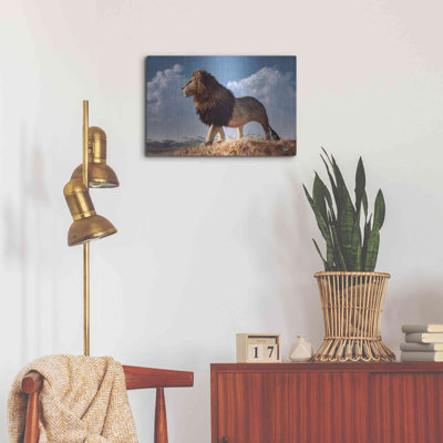 Impressionist Lion' by Daniel Eskridge, Metal Wall Art