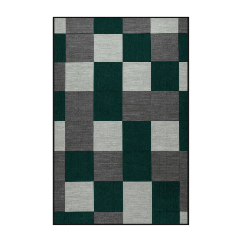 Machine Washable Botanical Area Rug, Rectangle 5' x 8'