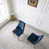 Bleu + argent