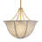 Aire 4-Light Small Chandelier, Pale Blue Linen-135533112