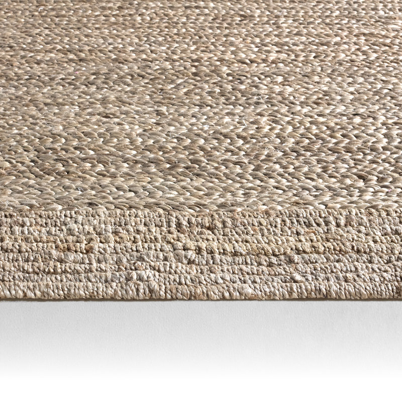 Naturals Tobago Ivory/Brown Area Rug, Rectangle 2' x 3'