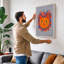 Radiant Cat Boho - Wrapped Canvas-1434478532-1434478534