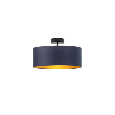 Geelke Fabric Semi Flush Mount